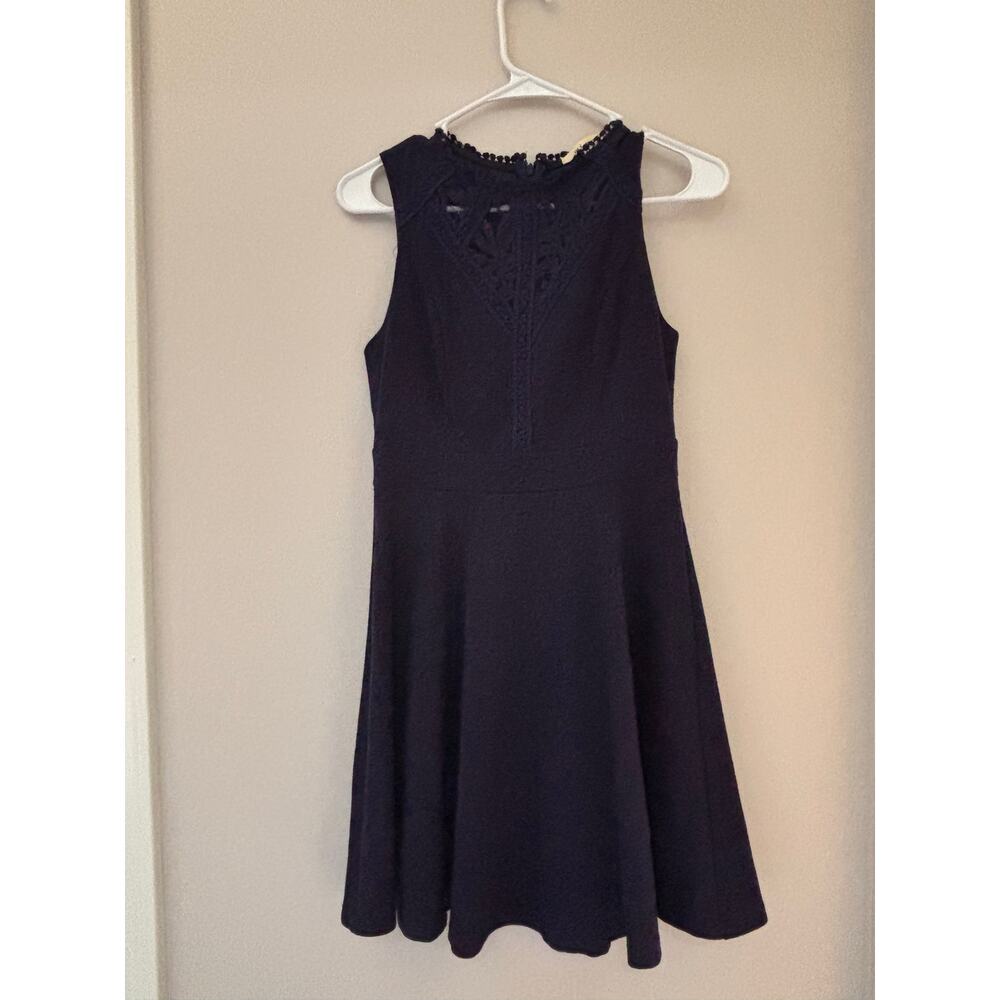 Miami navy blue lace bodice dress size M